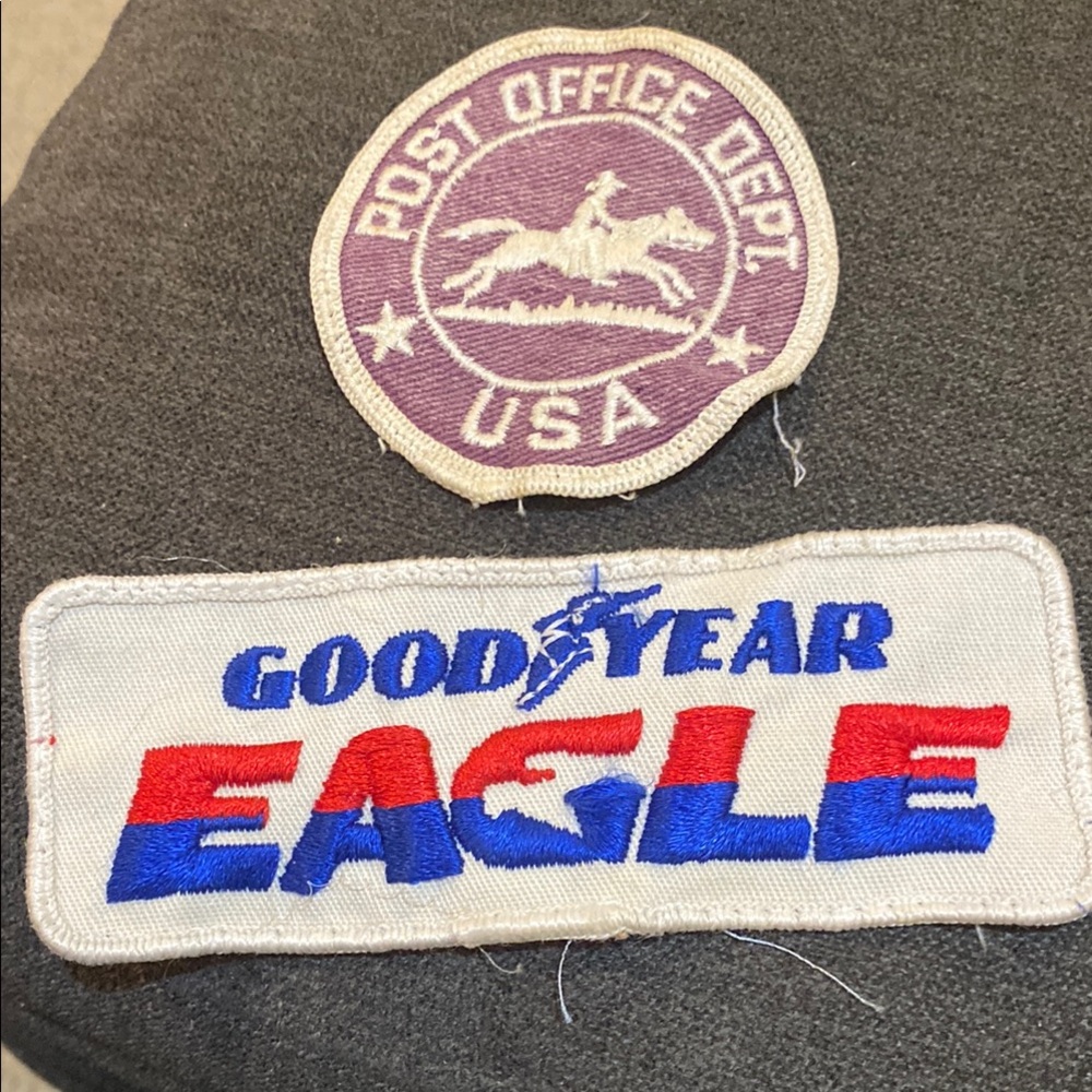 Good Year Eagle and P.O. Dept. Patches